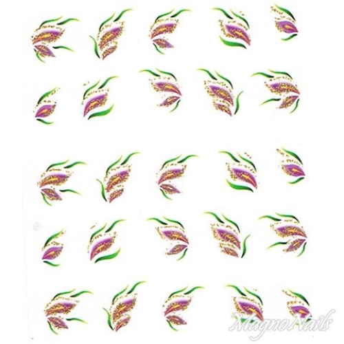 2D Nail Art One Stoke Sticker