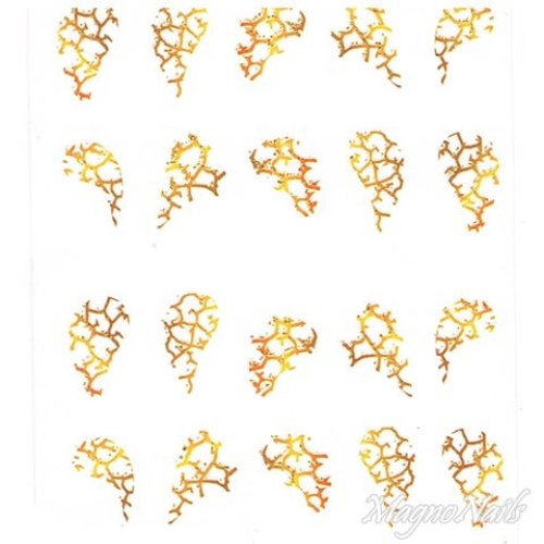 2D Nail Art One Stoke Sticker