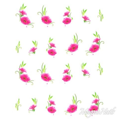 2D Nail Art One Stoke Sticker