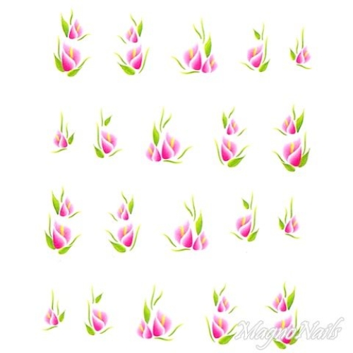 2D Nail Art One Stoke Sticker