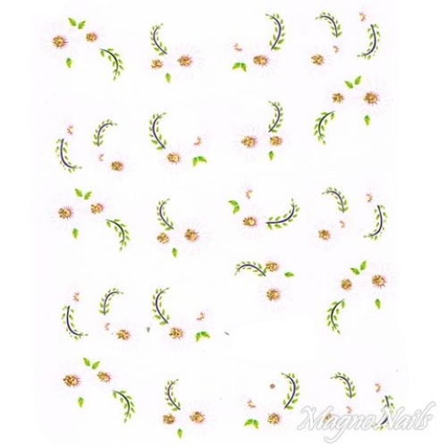 2D Nail Art One Stoke Sticker