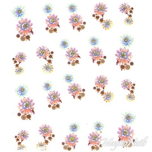 2D Nail Art One Stoke Sticker