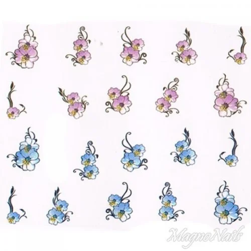 2D Nail Art One Stoke Sticker