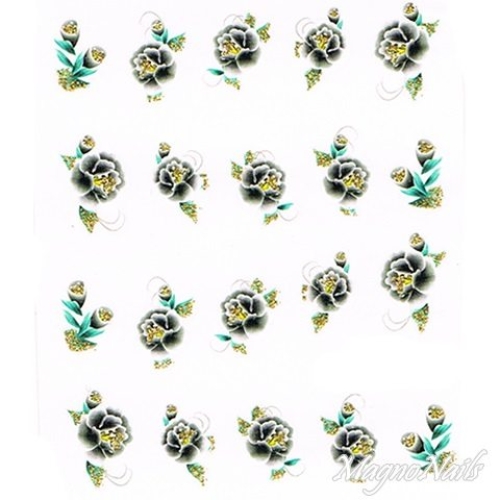 2D Nail Art One Stoke Sticker