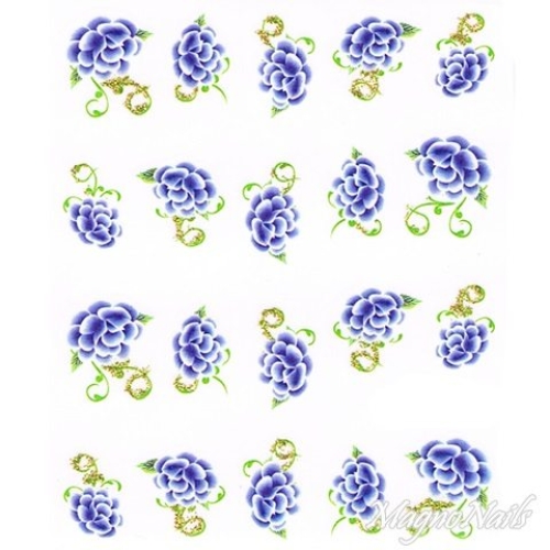 2D Nail Art One Stoke Sticker