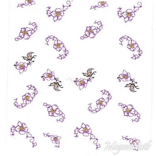 2D Nail Art One Stoke Sticker