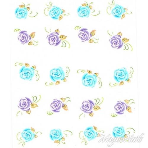 2D Nail Art One Stoke Sticker