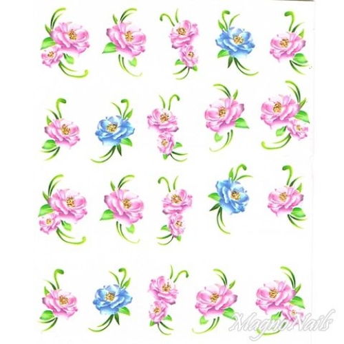 2D Nail Art One Stoke Sticker