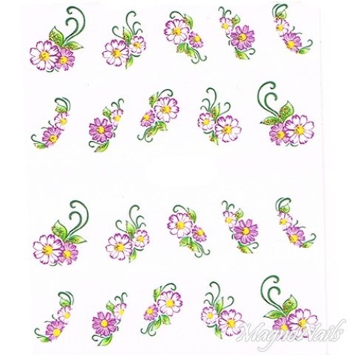 2D Nail Art One Stoke Sticker
