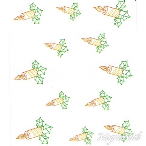 2D Nail Art One Stoke Sticker