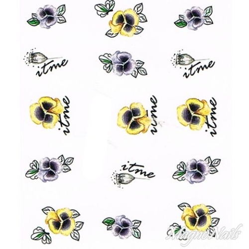2D Nail Art One Stoke Sticker