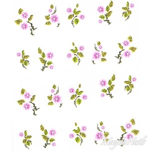 2D Nail Art One Stoke Sticker
