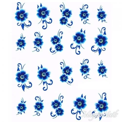2D Nail Art One Stoke Sticker