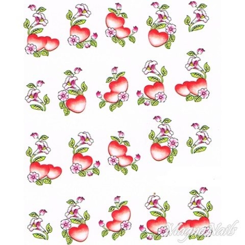 2D Nail Art One Stoke Sticker