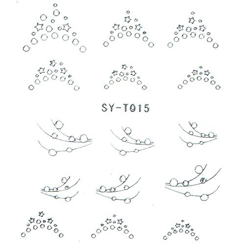 2D Nail Art One Stoke Sticker