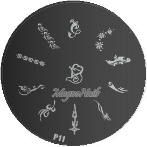 Nail Stamping Schablone P11