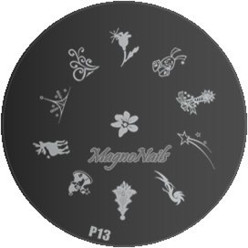 Nail Stamping Schablone P13