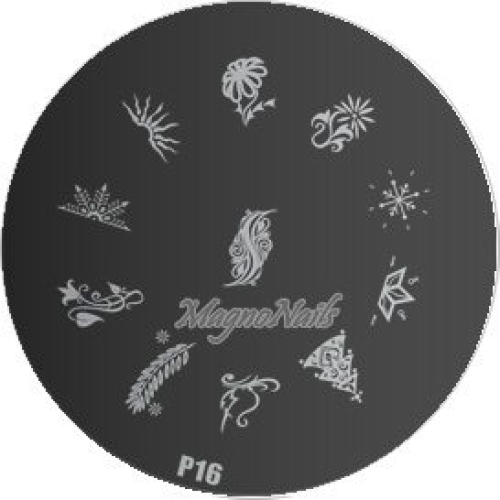 Nail Stamping Schablone P16