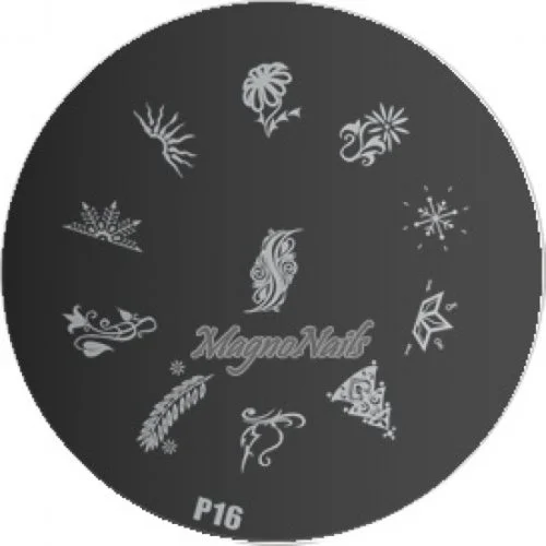 Nail Stamping Schablone P16
