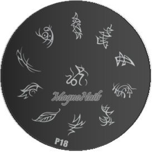 Nail Stamping Schablone P18