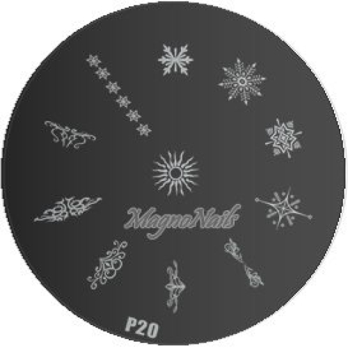 Nail Stamping Schablone P20