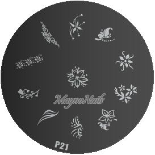 Nail Stamping Schablone P21