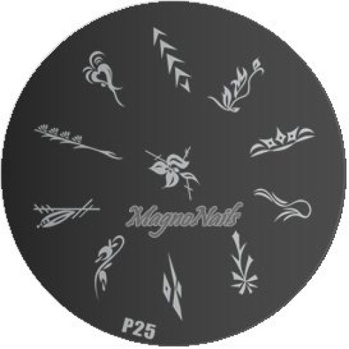 Nail Stamping Schablone P25