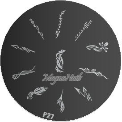 Nail Stamping Schablone P27