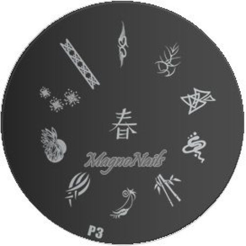 Nail Stamping Schablone P3