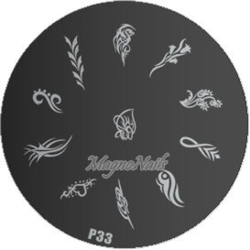 Nail Stamping Schablone P33