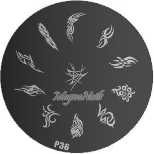 Nail Stamping Schablone P36