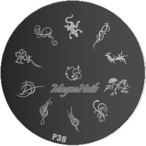 Nail Stamping Schablone P38