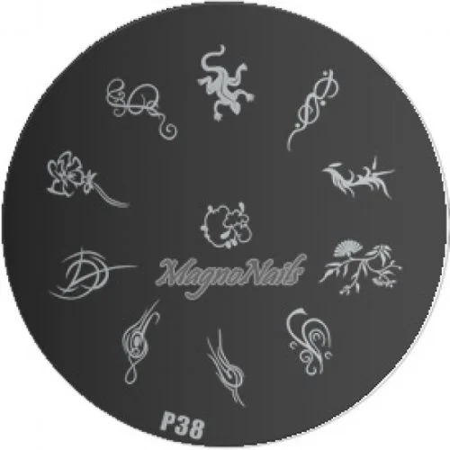 Nail Stamping Schablone P38