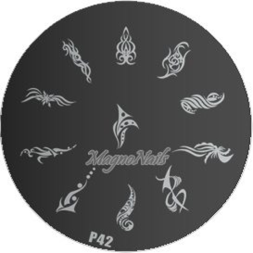 Nail Stamping Schablone P42