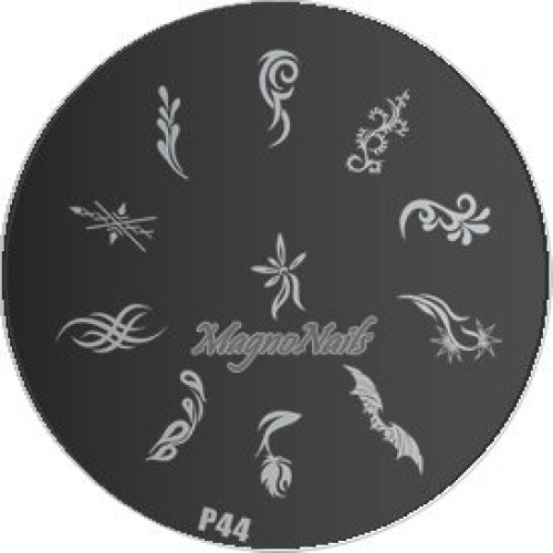 Nail Stamping Schablone P44
