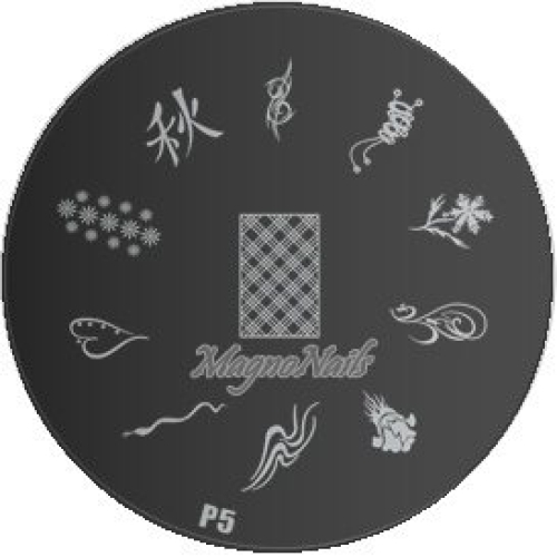 Nail Stamping Schablone P5