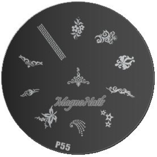 Nail Stamping Schablone P55