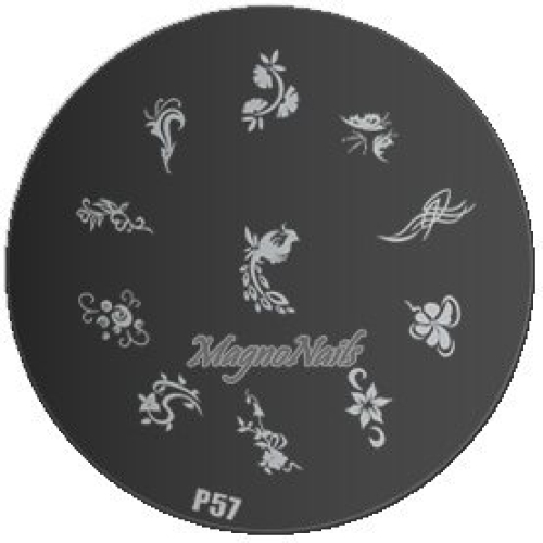 Nail Stamping Schablone P57