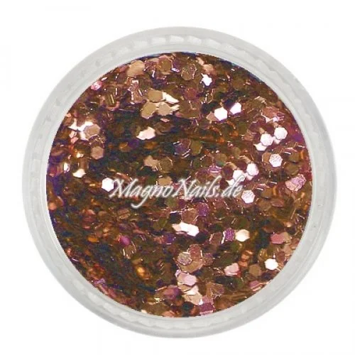 Nail Art Pailetten kupfer metallic 1mm Nägel Nails Nailart Nageldesign Nagel GlitzerPailetten