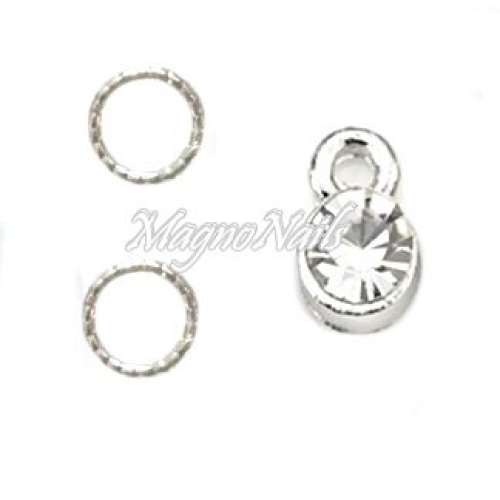 Nail Piercing rund Nageldesign Nägel Schmuck Nails 