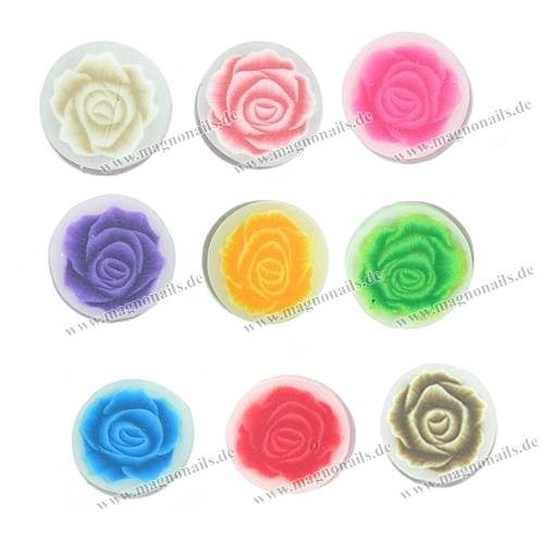 Einlegemotive - 9 x Nail Art Fimo Stangen / Rosen in einem Set Nägel Nail art Nailart Nageldesign Nagel