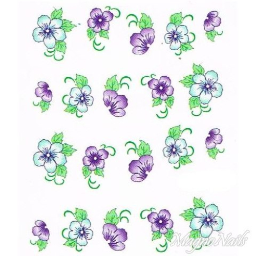 2D Nail Art One Stoke Sticker