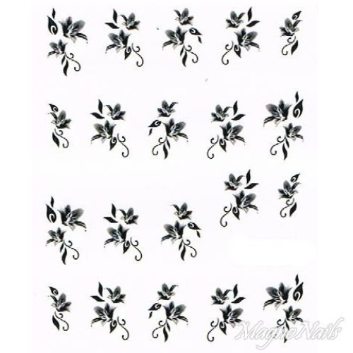 2D Nail Art One Stoke Sticker