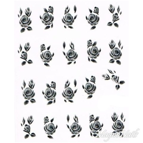 2D Nail Art One Stoke Sticker