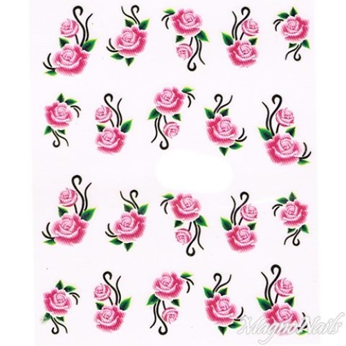 2D Nail Art One Stoke Sticker