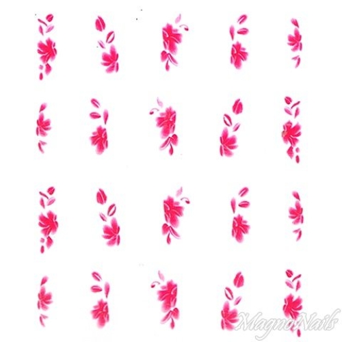 2D Nail Art One Stoke Sticker