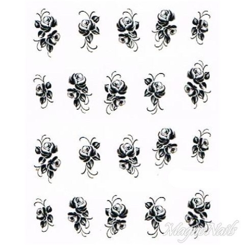 2D Nail Art One Stoke Sticker