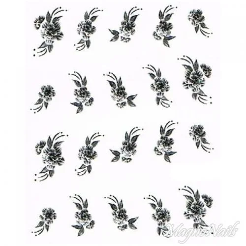 2D Nail Art One Stoke Sticker