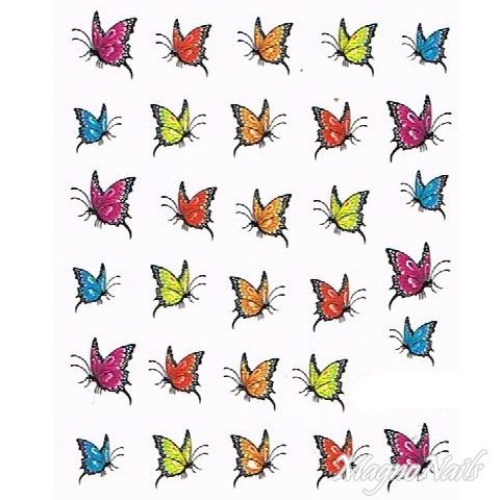 2D Nail Art One Stoke Sticker