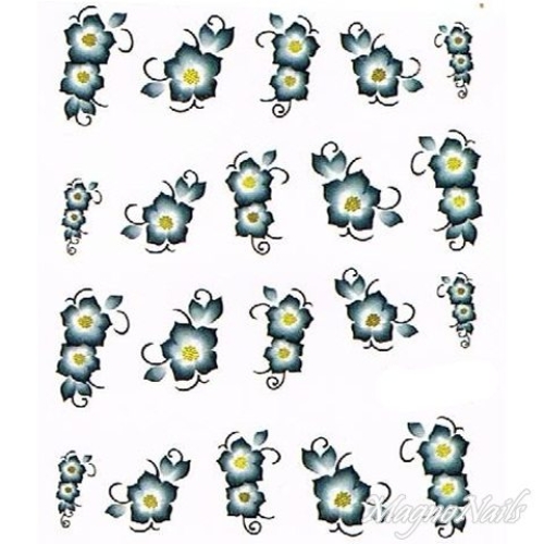 2D Nail Art One Stoke Sticker